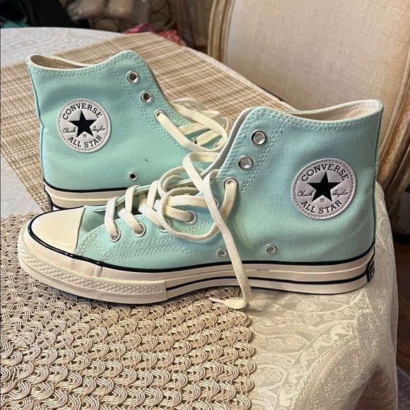 Converse All Star High-Tops in Lake Blue! CONVERSE Chuck 70 High Top Shoes - Picture 1 of 6